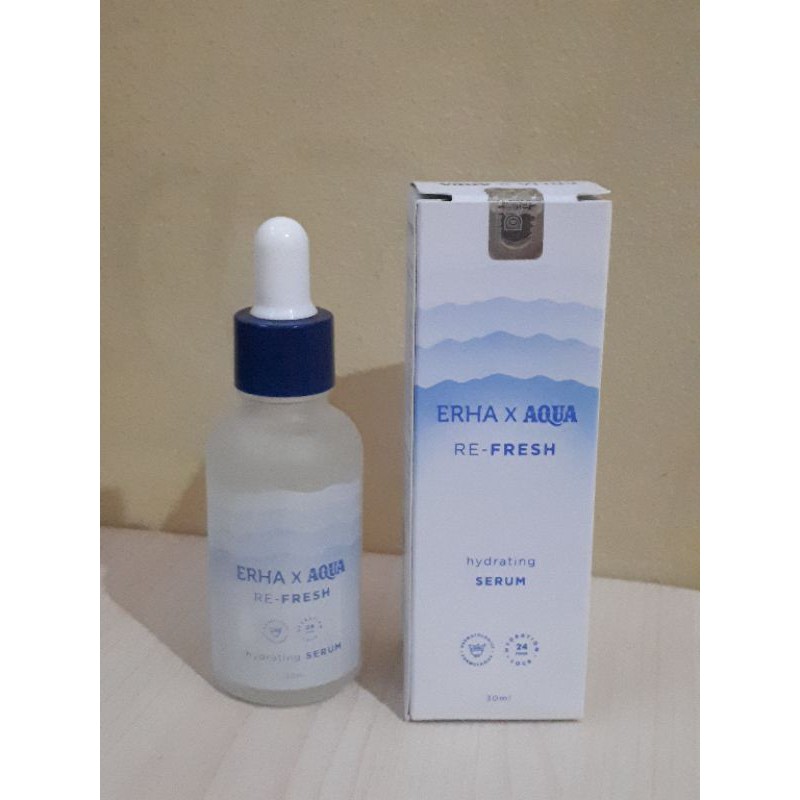 preloved erha x aqua re-fresh hydrating serum