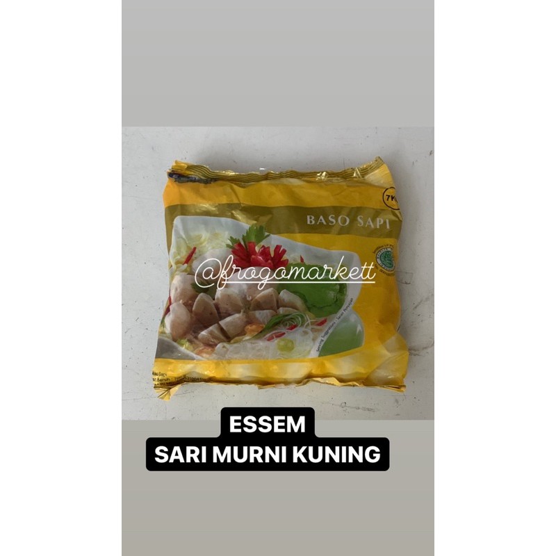 Baso Sapi Essem Sari Murni Merah, Kuning, Polos