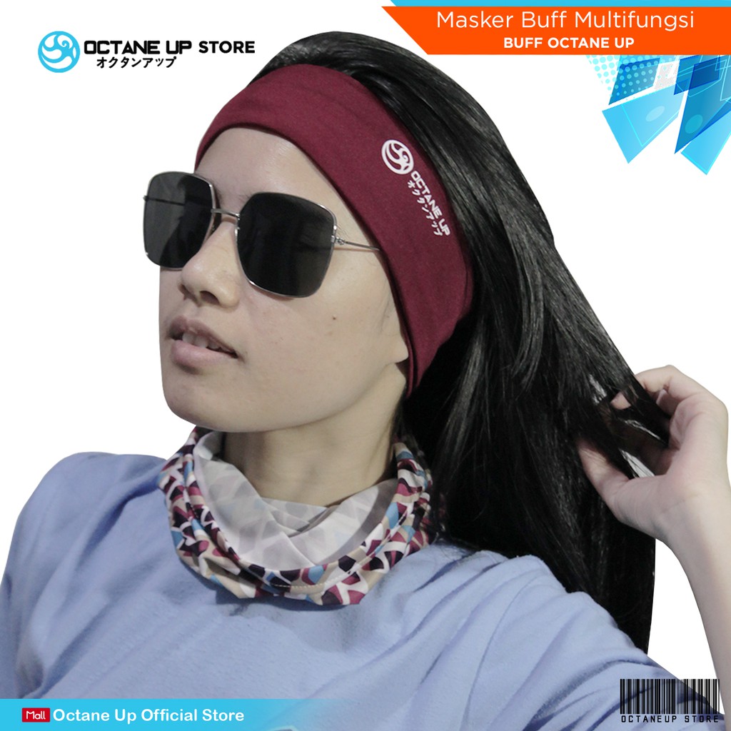 BUFF BANDANA SLAYER SYAL MASKER MOTOR ORIGINAL MULTIFUNGSI OCTANE UP-1