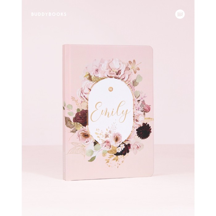 

Notebook Buddybooks Flowery23 Buku Custom Nama Jurnal Planner Diary