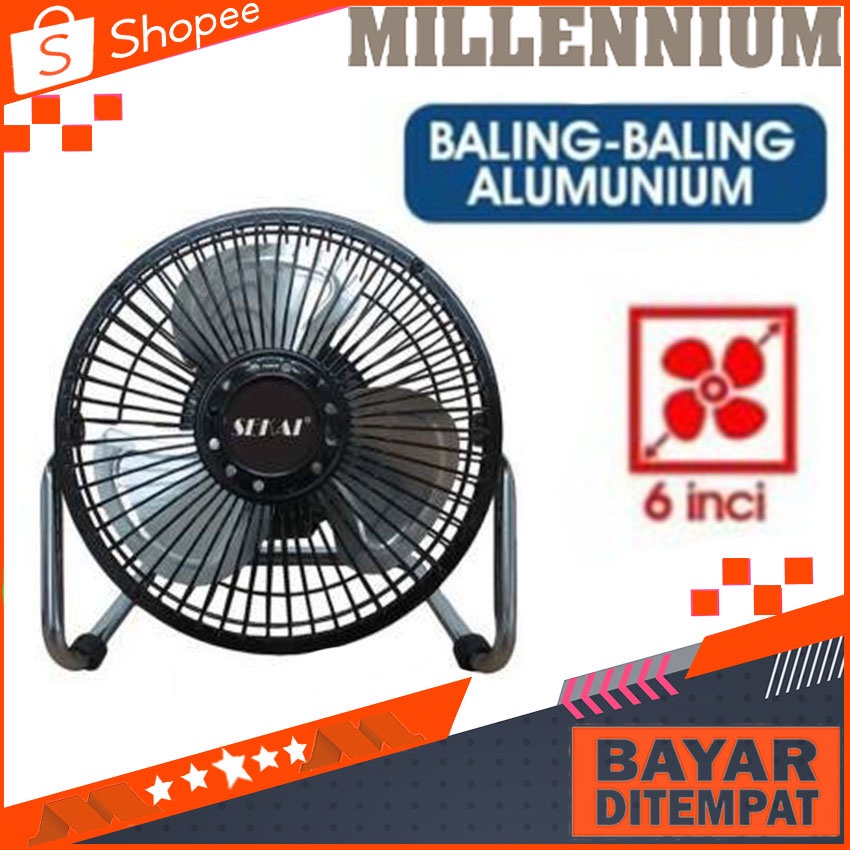 Sekai Kipas Angin Meja Mini Tornado HFN-650