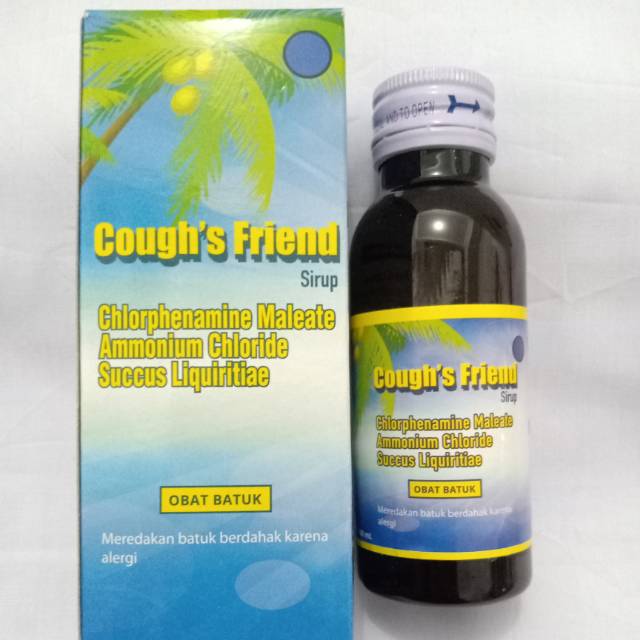 Obat Batuk Coughs Friend Cap Pohon Kelapa Shopee Indonesia