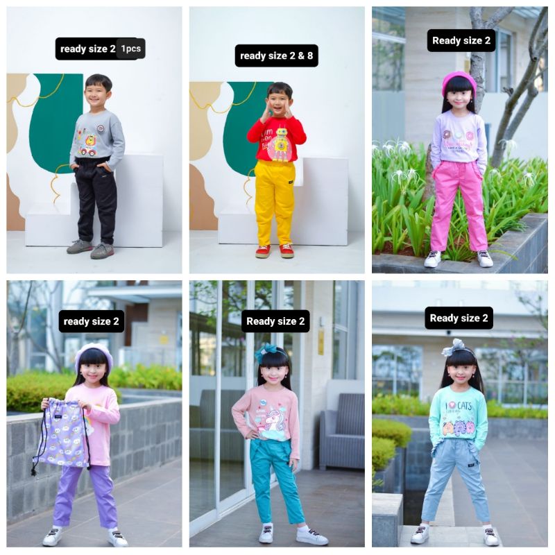 jovanka set LED (free tas serut) / stelan anak