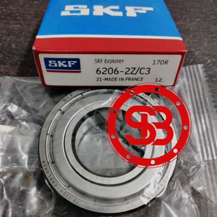 BEARING 6206 ZZ / 6206 ZZ C3 SKF ORIGINAL