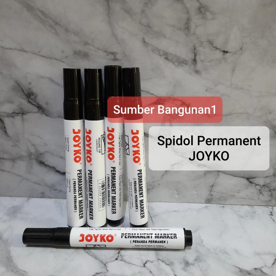 

Spidol Permanent marker besar JOYKO PM-17 hitam permanen