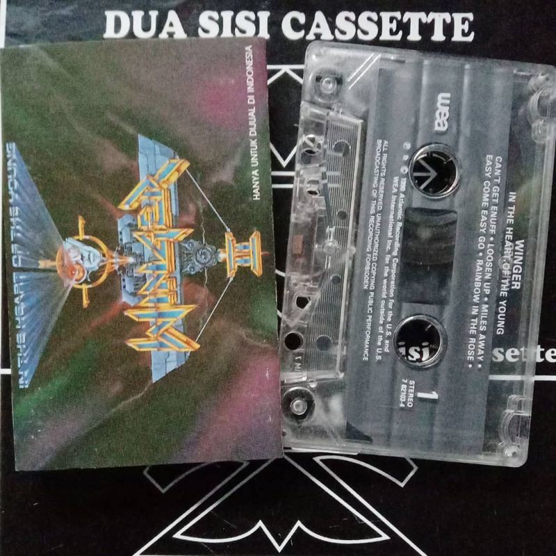 kaset pita winger - in the heart of the young