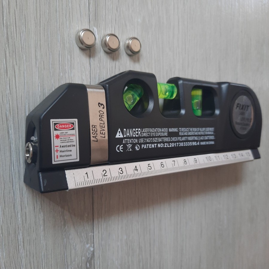 Fixit Level pro 3 ori waterpass meteran laser multi fungsi 250 Cm