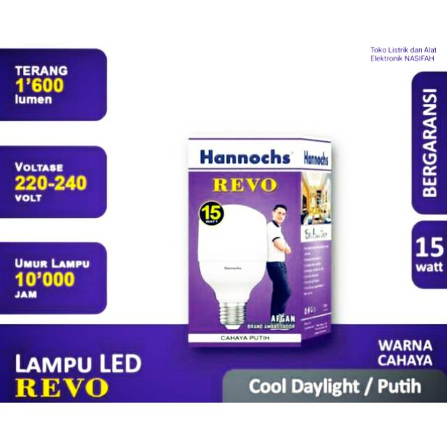 Jual Lampu Hannochs Revo Watt Bergaransi Bulan Shopee Indonesia