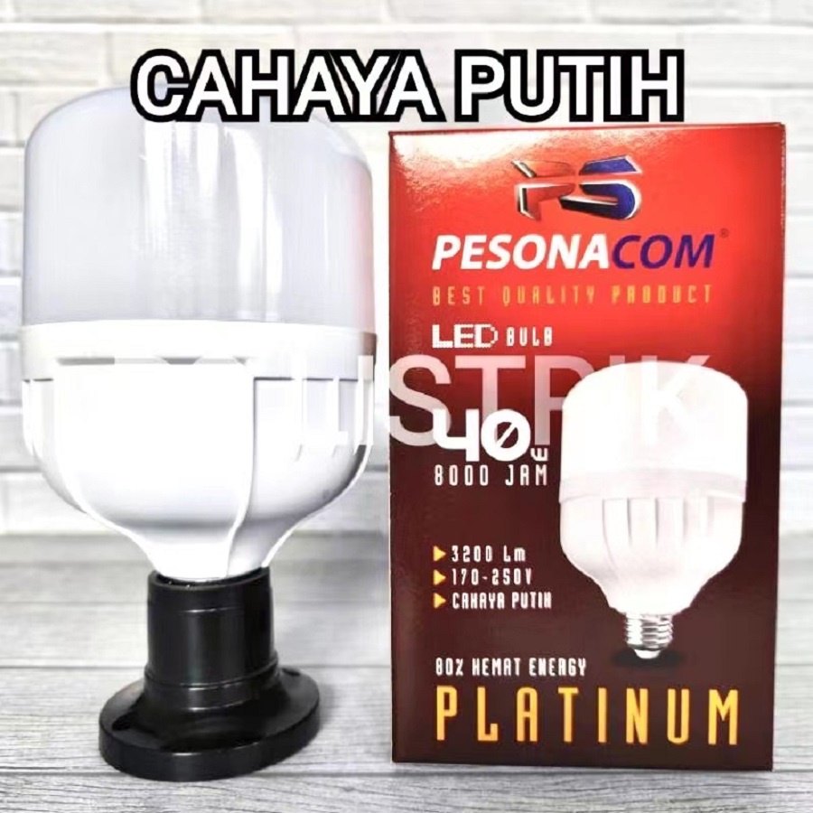 BOHLAM BOLA LAMPU LED JUMBO 30W 30WATT SUPER TERANG LAMPU LED KAPSUL CAPSULE PESONA