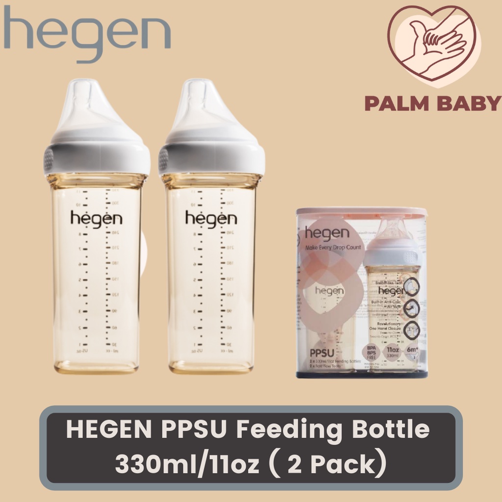 HEGEN 330ml/11oz PPSU Feeding Bottle / botol hegen