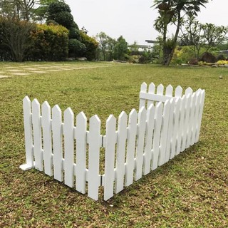 PAGAR TAMAN PAGAR KAYU PORTABLE POINTY WHITE FENCE PAGAR TAMAN PAGAR KAYU PORTABLE POINTY WHITE FENCE