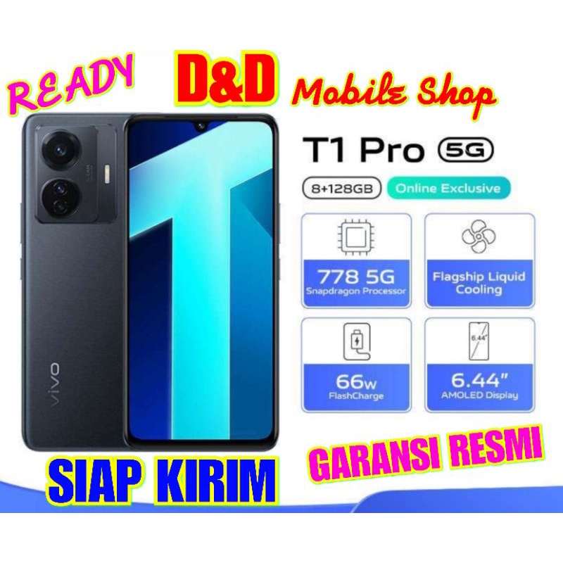 VIVO T1 PRO 5G 8/128 GARANSI RESMI VIVO INDONESIA