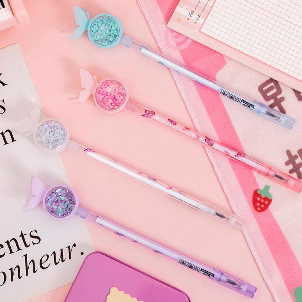 Timekey 1pc Pulpen Gel Tinta Warna Hitam Ukuran 6x9 Gaya Korea Untuk Sekolahhadiah