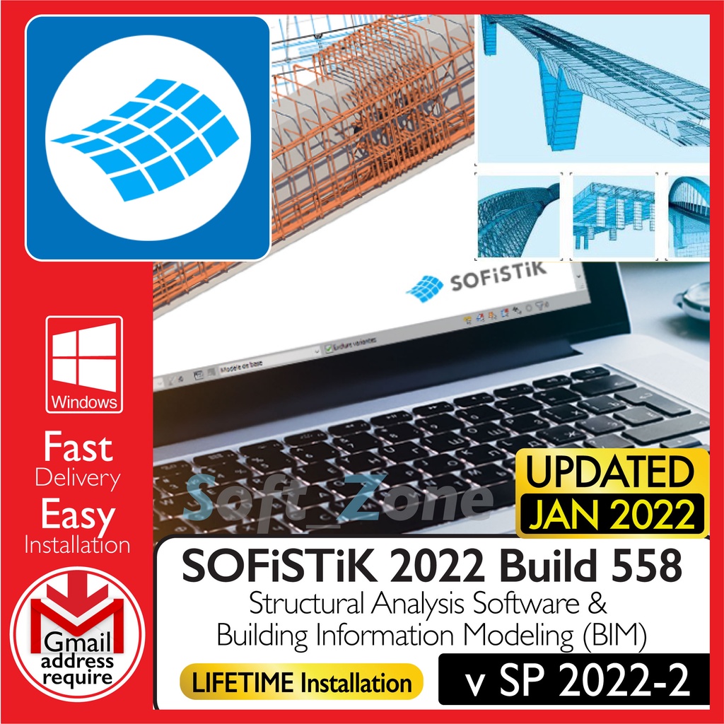 

SOFSTK 2022 SP 2022-2 Bld 558 - Strctrl Anlyss Sftwr & Bldng Infrmtn Mdlng (BIM)