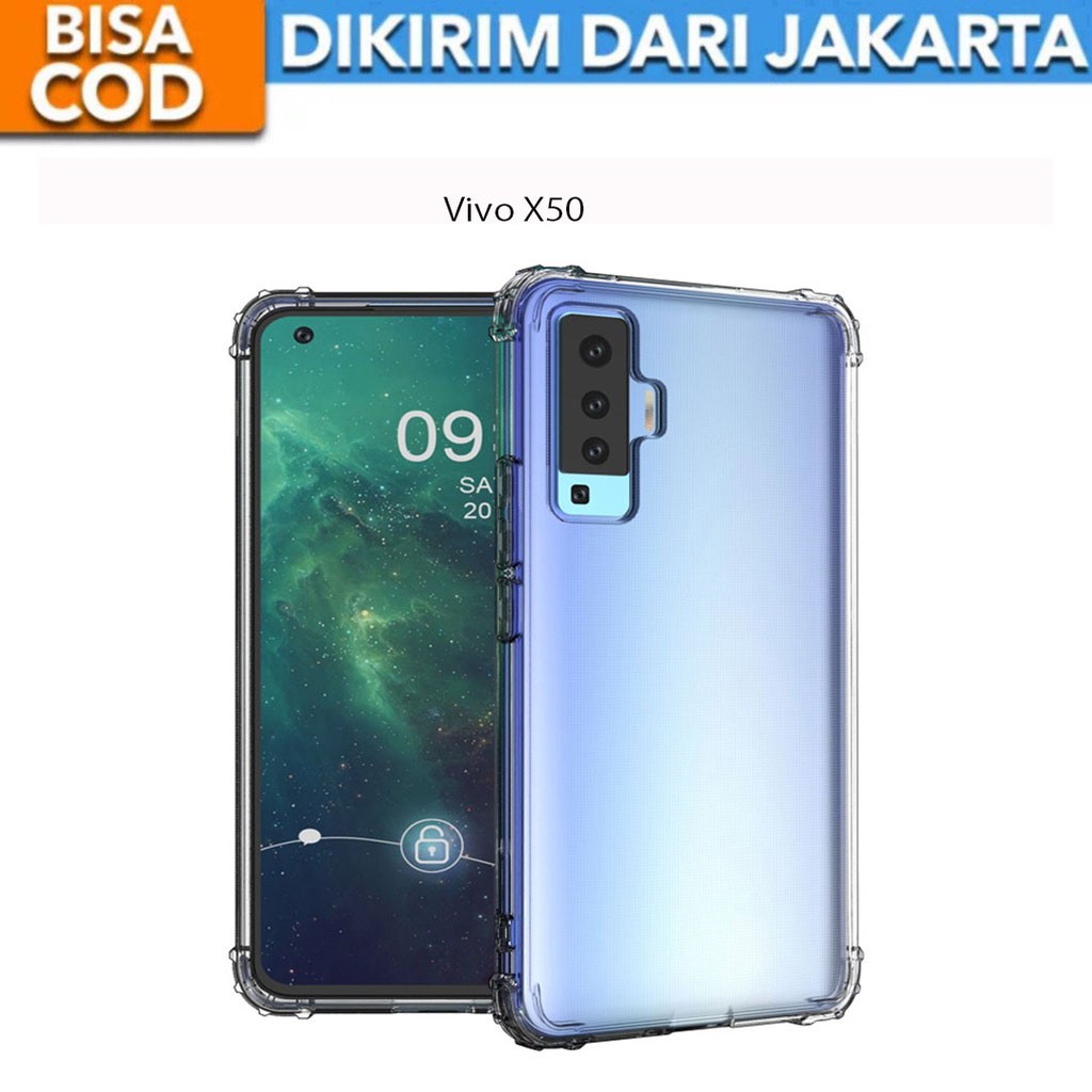 Casing Vivo X50 Anti crack SoftCase