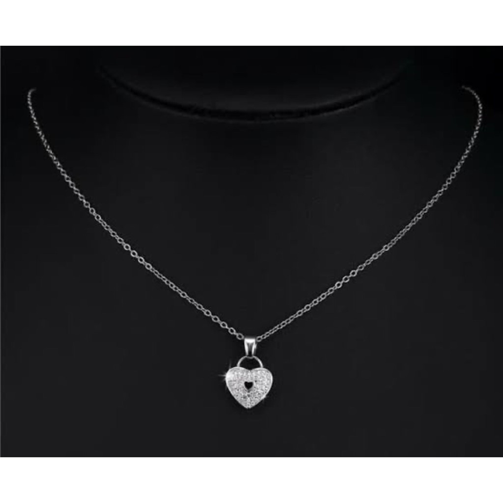 Kalung imitasi emas putih 3 gram kadar 750