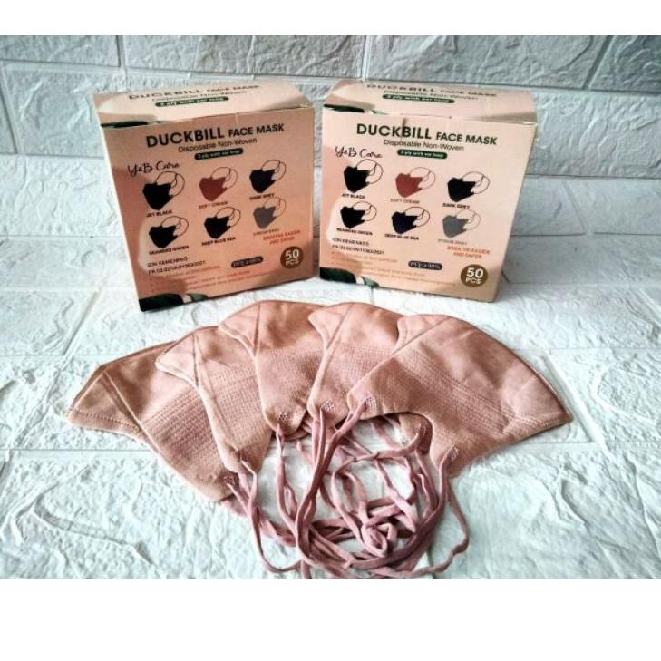 Terjangkau Masker Duckbill HIJAB Medis 3 Ply isi 50 Pcs Duckbill 3D MASK Original