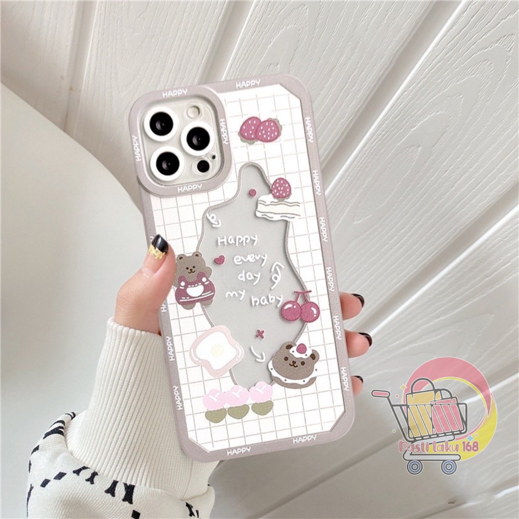 SS106 SOFT CASE DESAIN KUE STRAWBERRY CHERRY INFINIX SMART 8 10 HOT 40i 60 PRO PLUS TECNO POP 8 4 5 