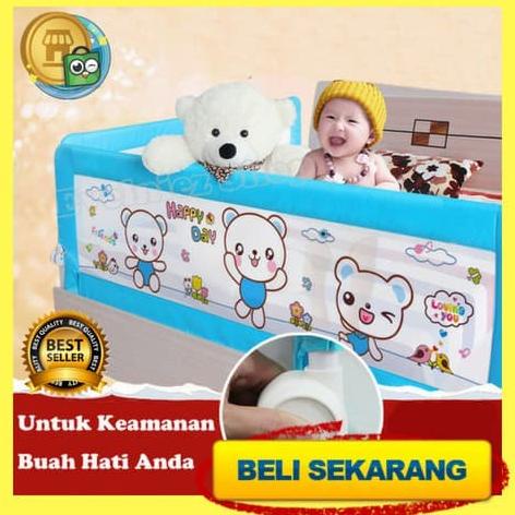 Pagar Pelindung Ranjang Bayi Pagar Tempat Tidur Bayi Rail Pengaman