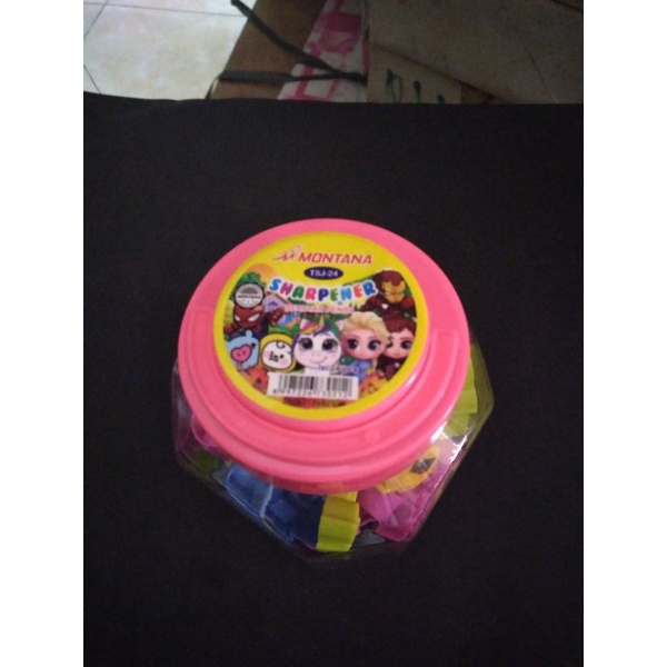 

Serutan/Rautan/ongotan karakter anak 1 pack usi 24 pcs merk Montana