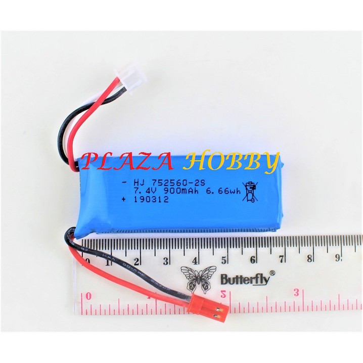 baterai X520 battery lipo XK X520 rc airplane 7.4V 900mAH