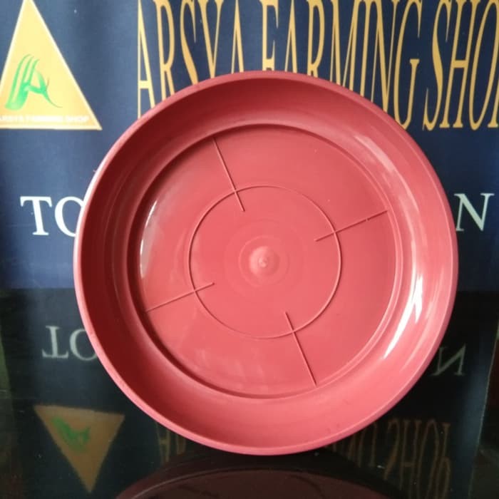 Alas Pot / Tatakan Pot 30 cm - Cokelat Murah