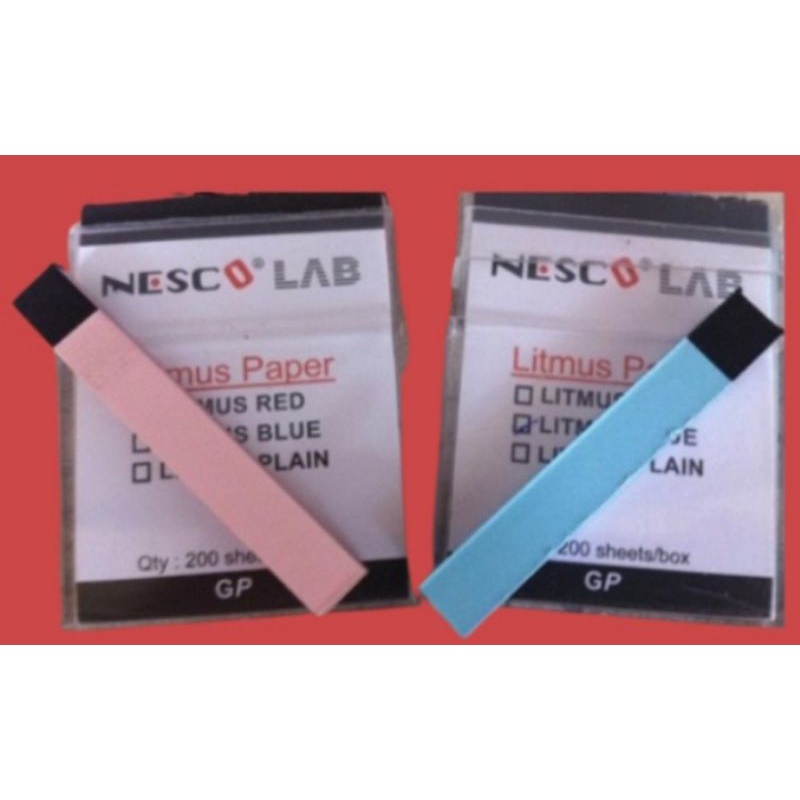 Kertas Lakmus Merah/ Kertas Lakmus Biru
