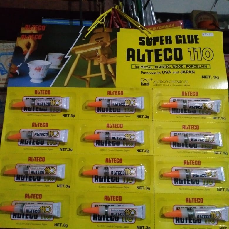 

Lem Alteco 110 - Super Glue Japan 3gr - harga satuan original JAPAN