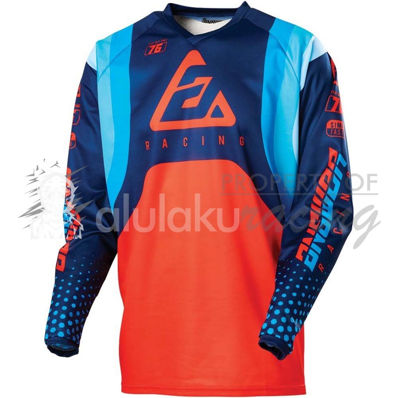 Jersey with Pants Trail Motocross MX with Custom Name &amp; Number – AN012