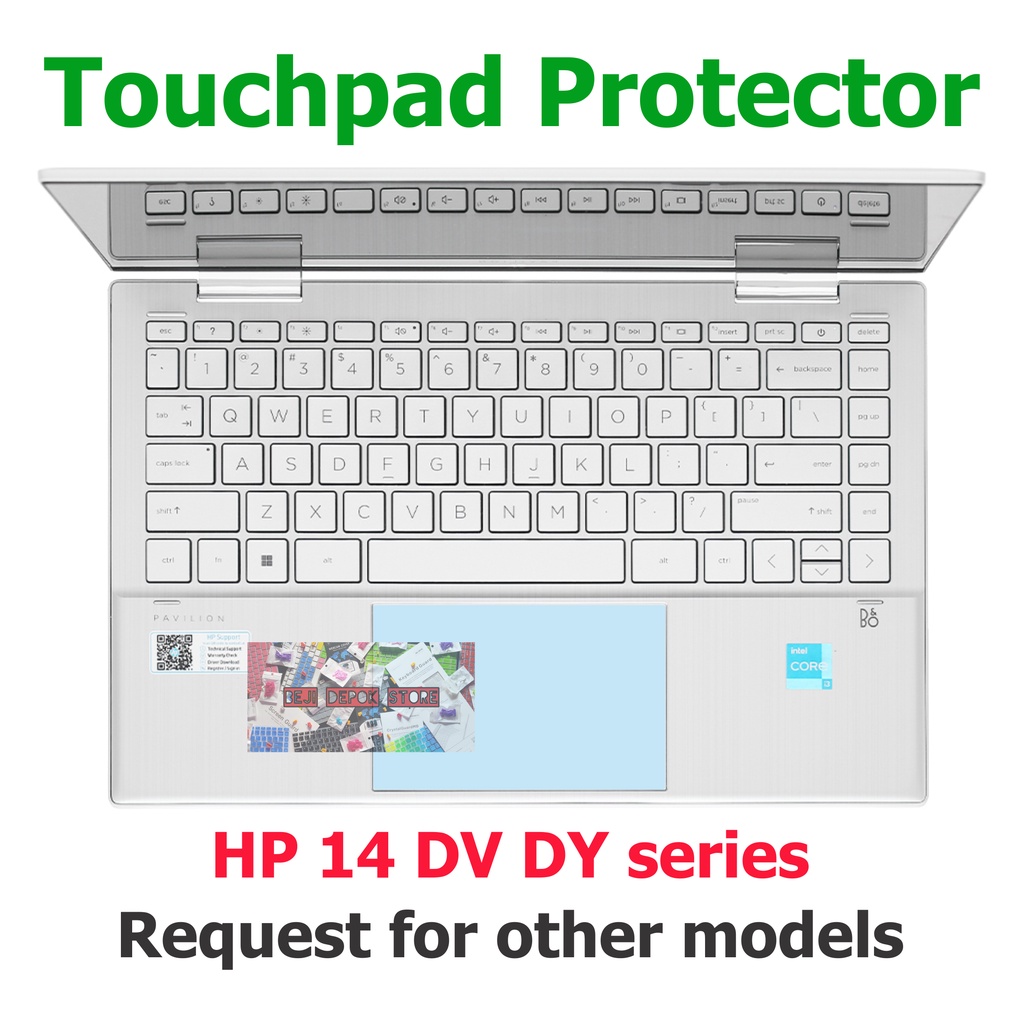 Touchpad Protector HP Pavillion X360 14 DV DY series DY0063TU DY0066TU DY1002NS DV0065TX DV0516TX DV0514TX Protector Guard