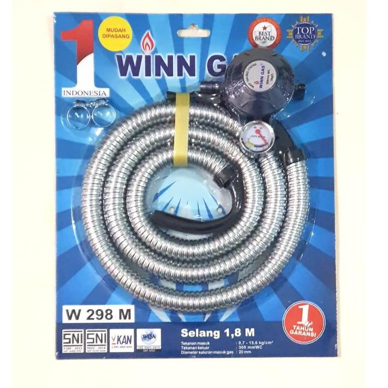 Winn Gas Selang Gas Paket + Regulator 298 Meter 6W0