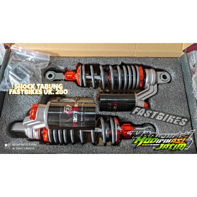SHOCK TABUNG BELAKANG 280 SHOCKBREAKER BELAKANG UKURAN 280 SHOCK BELAKANG COPY KTC CB GL MP TIGER