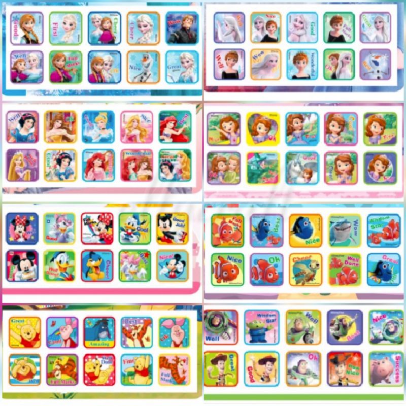 

1set (30pc) stiker karakter anak