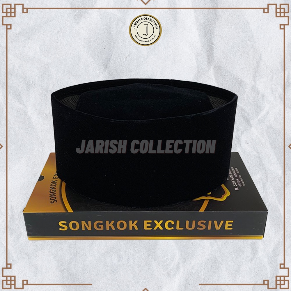 Songkok Tinggi 12 SONNY AC Peci Hitam Sufi Madura Sholat Bludru Anak Laki Pria Dewasa Santri Pesantren Kopiah Solat Pendek Full Beludru Polos Kopyah Haji Shalat Motif Bordir Batik Cm Nama NU Jumbo Kopeah Batok Bulat Putih Susun Nasional Ori Original Murah