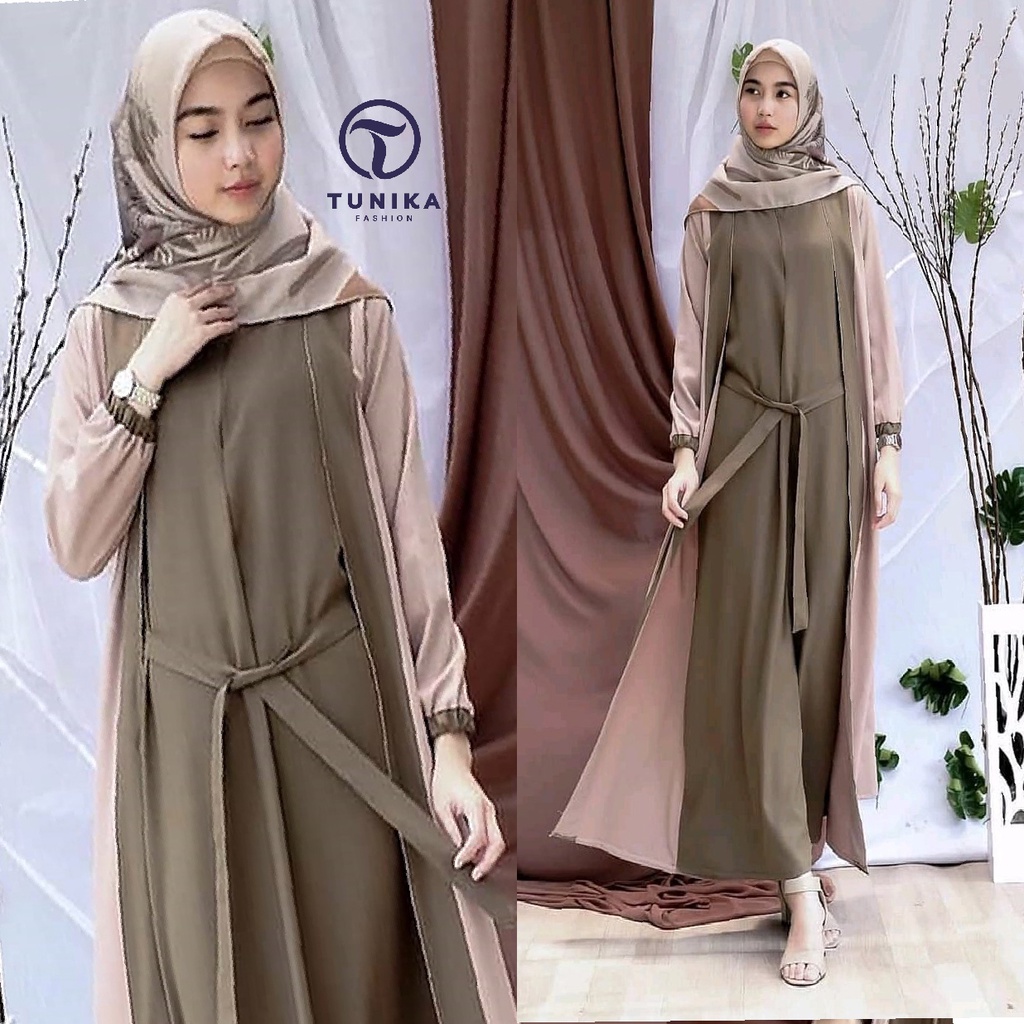 PROMO GAMIS WIRASHA MURAH! Baju Gamis Wanita Gamis Jumbo Polos L - XL - XXXL 9621 / 9622