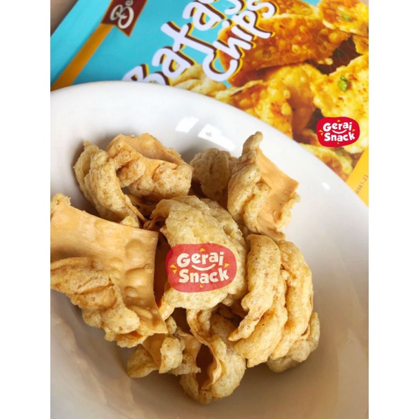 Batagor Kering BeChips Rasa Original Salty Asli Bandung Gurih Renyah 70 g