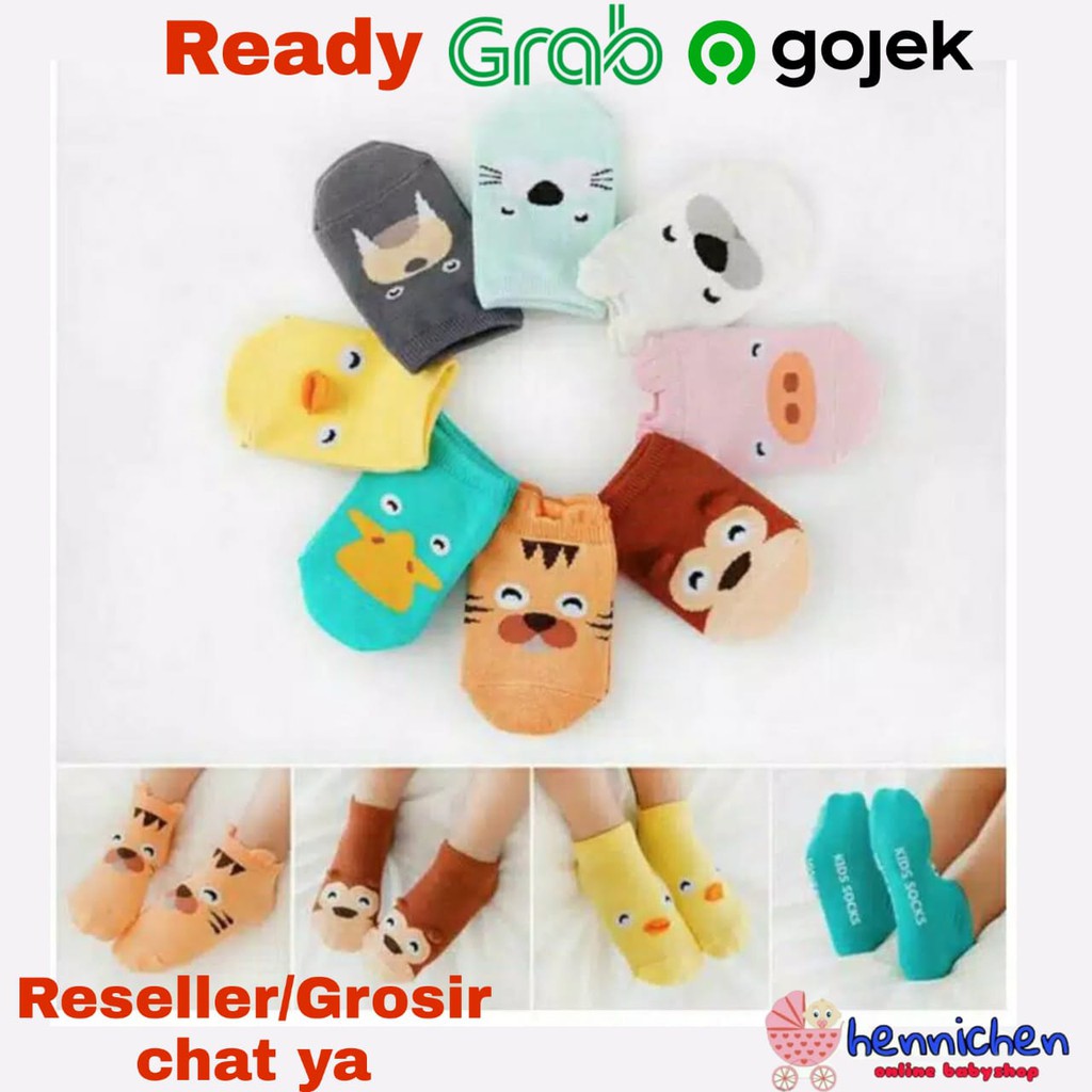 KAOS KAKI ANIMAL KOREA IMPOR 3D CUTE FASHION 0-12 bulan