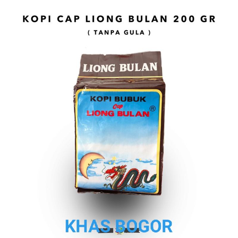 

Kopi Liong Bulan Tanpa Gula Kemasan 200gr Oleh Oleh Legend Khas Bogor Kota Hujan Ayo Ngopi Dirumah Daripada Di Cafe Kafe Coffee Angkringan Kedai