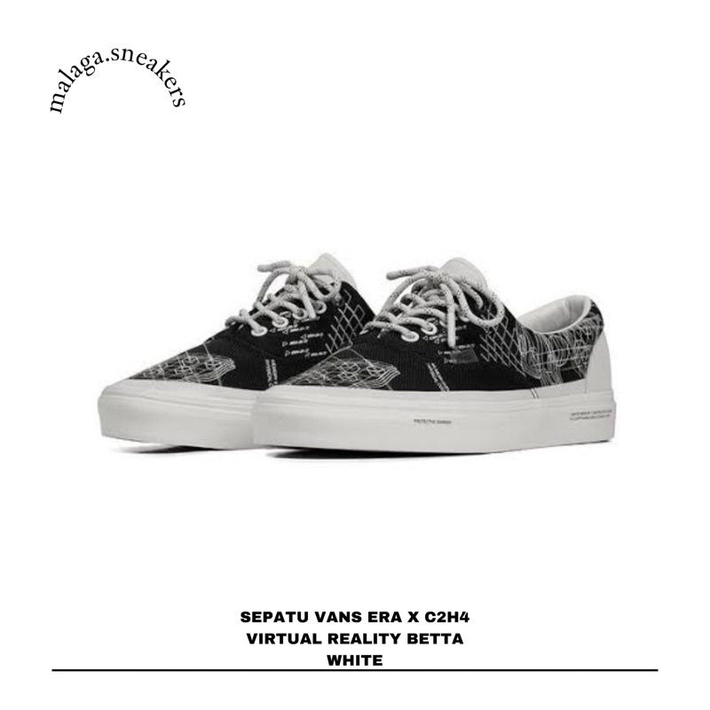 SEPATU VANS ERA X C2H4 VIRTUAL REALITY BETTA WHITE