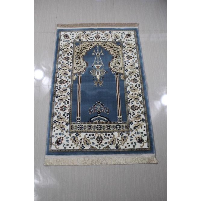 Sajadah Imam Turki Polyester Tebal Halus 80x120/Karpet Sejadah Turki