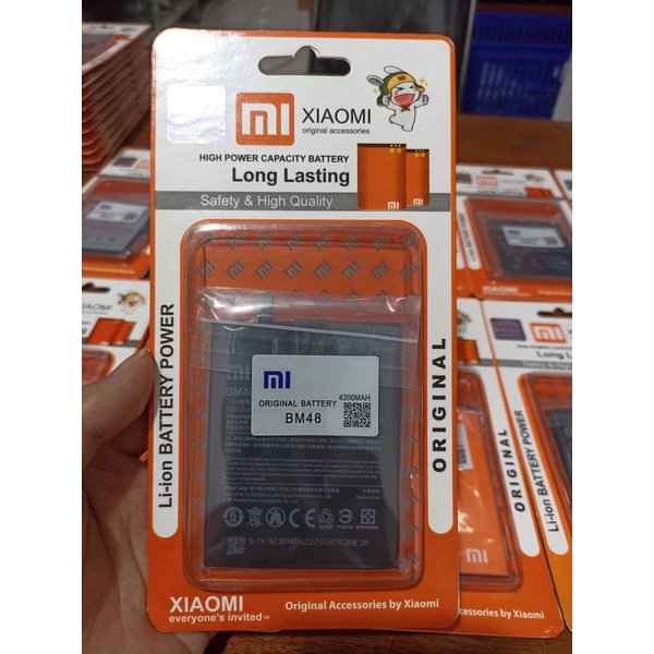 Baterai xiaomi Redmi note 2 / BM 48 / Redminote2 Battery Batrai Batre original