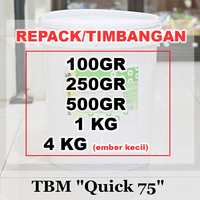 

Quick 75 - 100gr 250gr