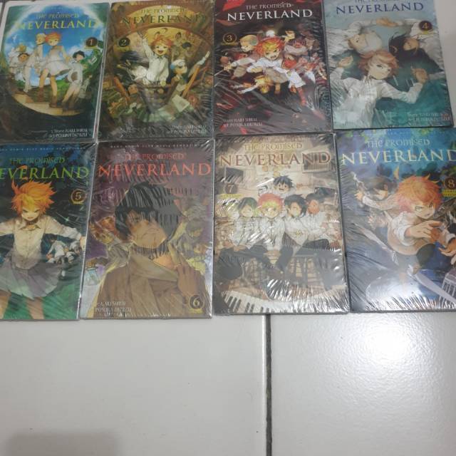 Komik The Promised Neverland cabutan vol 1-20 segel ori