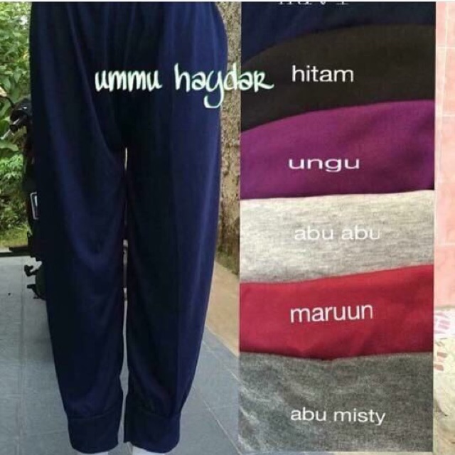 celana dalaman gamis celamis ukuran standar bahan kaos innerpants