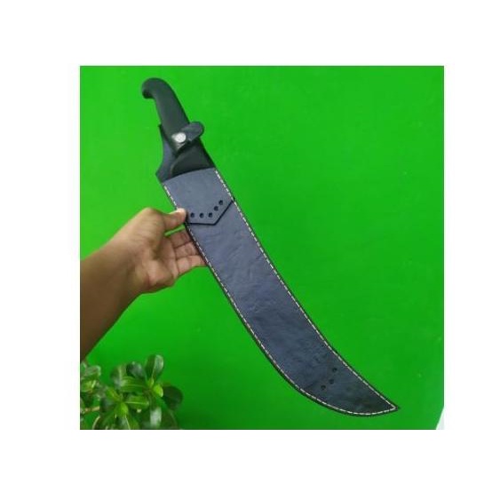 sarung pisau sembelih 36 cm victorinox cimeter bahan kulit sapi asli