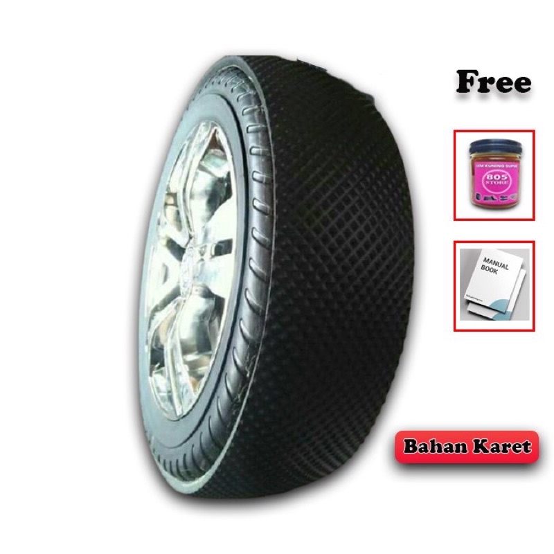 SALE pelapis ban mobil aki / motor aki / mainan aki  (BAHAN KARET)