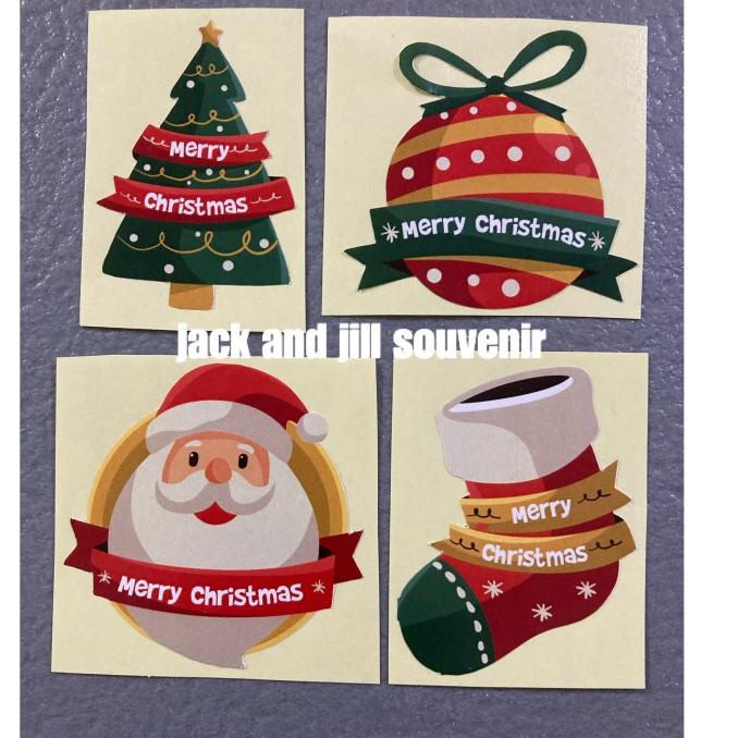 

stiker natal christmas sticker/stiker natal toples/stiker natal