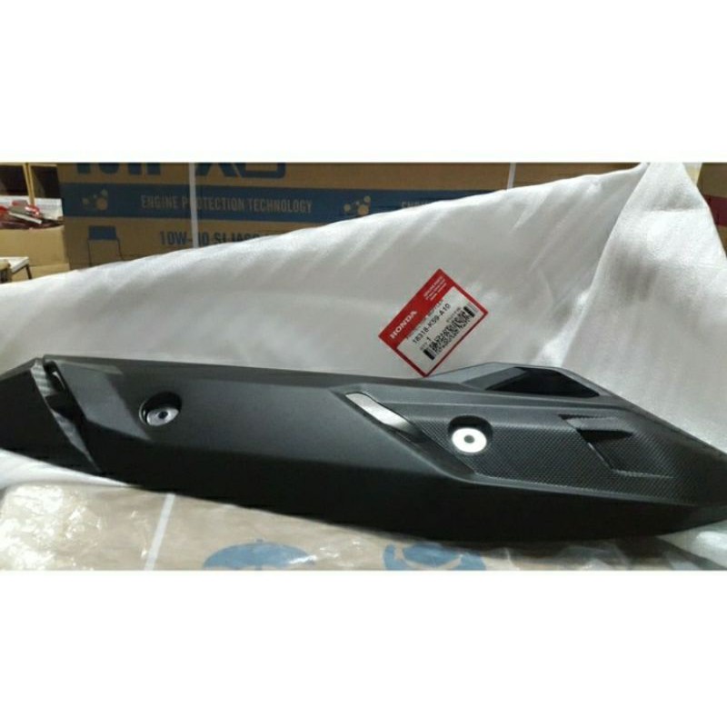 Tutup tameng knalpot vario 125/150 led 2016-2017 original