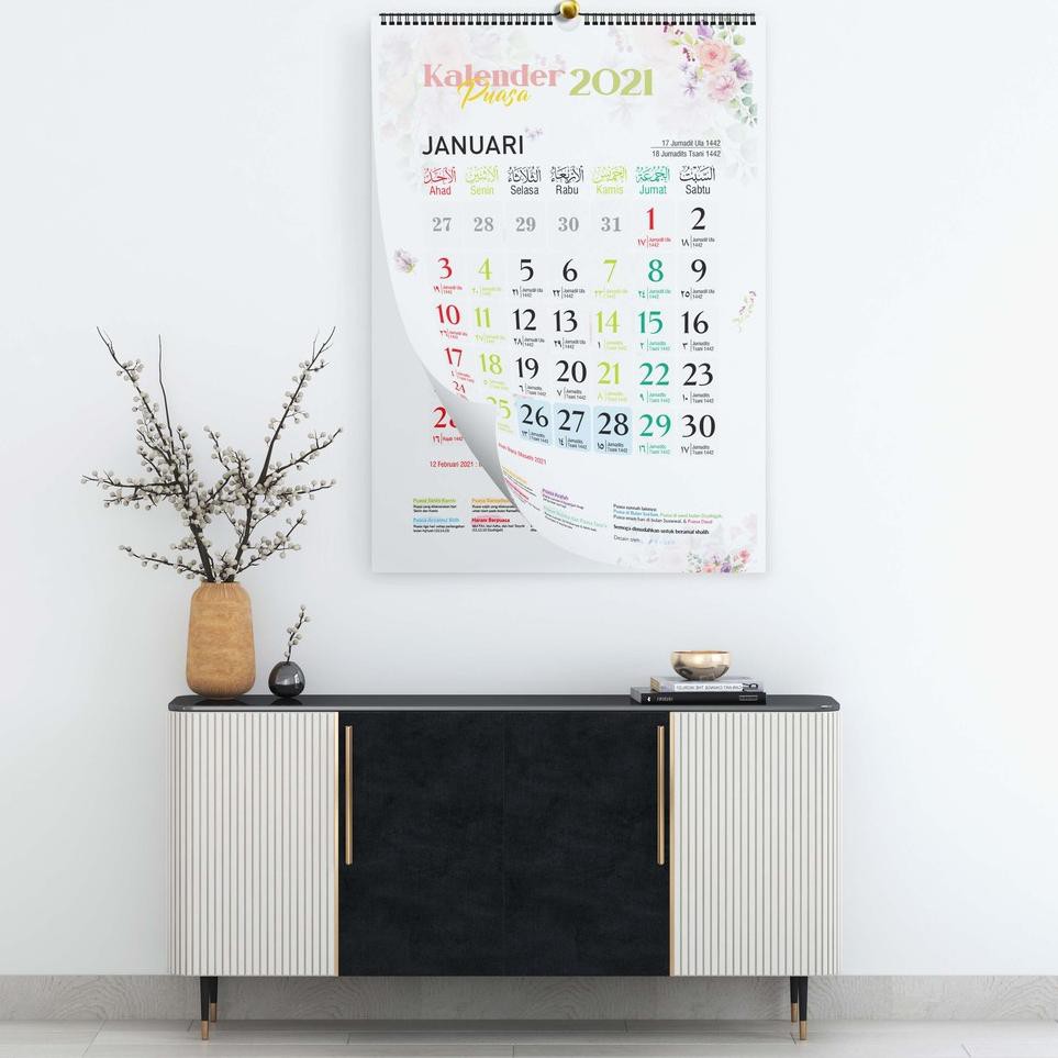 

Ready LVJGG 2021 Kalender Puasa, Kalender Dinding SPIRAL dan KLEM BESI Masehi Hijriyah ukuran A3+ Te