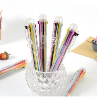 8 in 1 Pen Ballpoint Warna Warni untuk Sekolah Kantor 8 in 1 Pen Ballpoint Warna Warni untuk Sekolah Kantor
